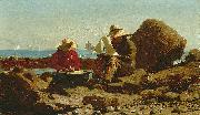 Winslow Homer The Boat Builders oil painting artist